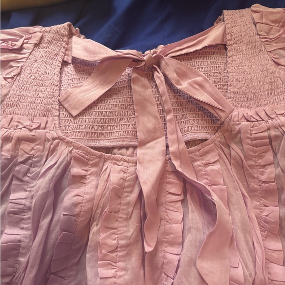 Lavender Ruffled Blouse - Picture 5 of 5